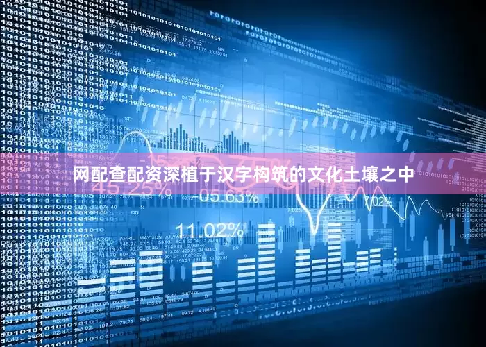 网配查配资深植于汉字构筑的文化土壤之中