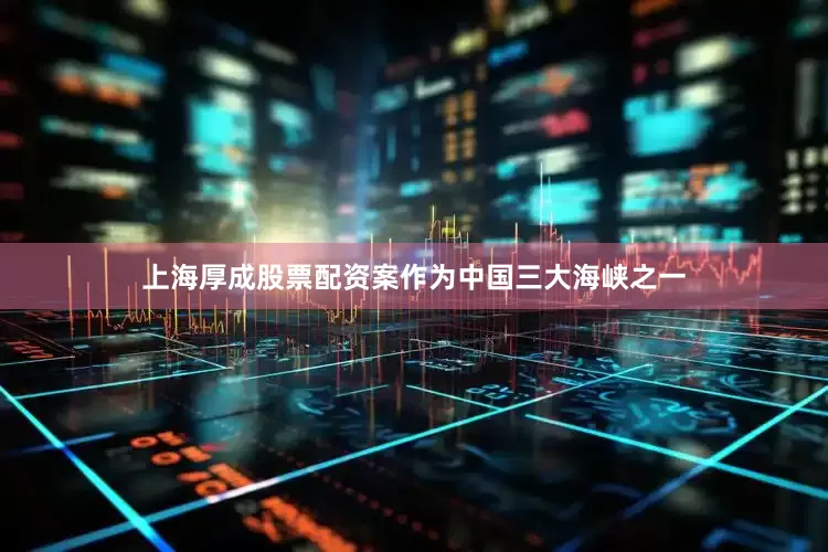 上海厚成股票配资案　　作为中国三大海峡之一