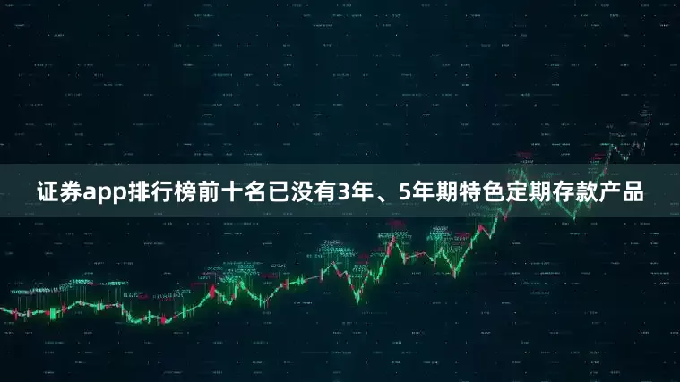 证券app排行榜前十名已没有3年、5年期特色定期存款产品